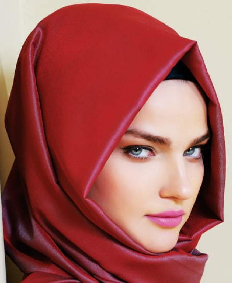 Hijab Styles for 5 Faces - new-heart-face2