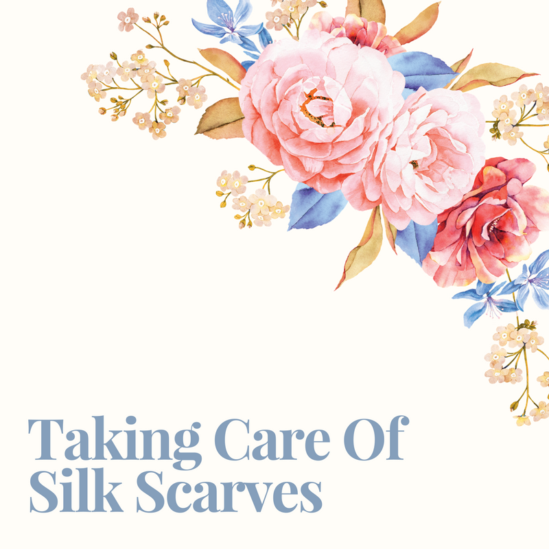 Taking care of silk scarves banner